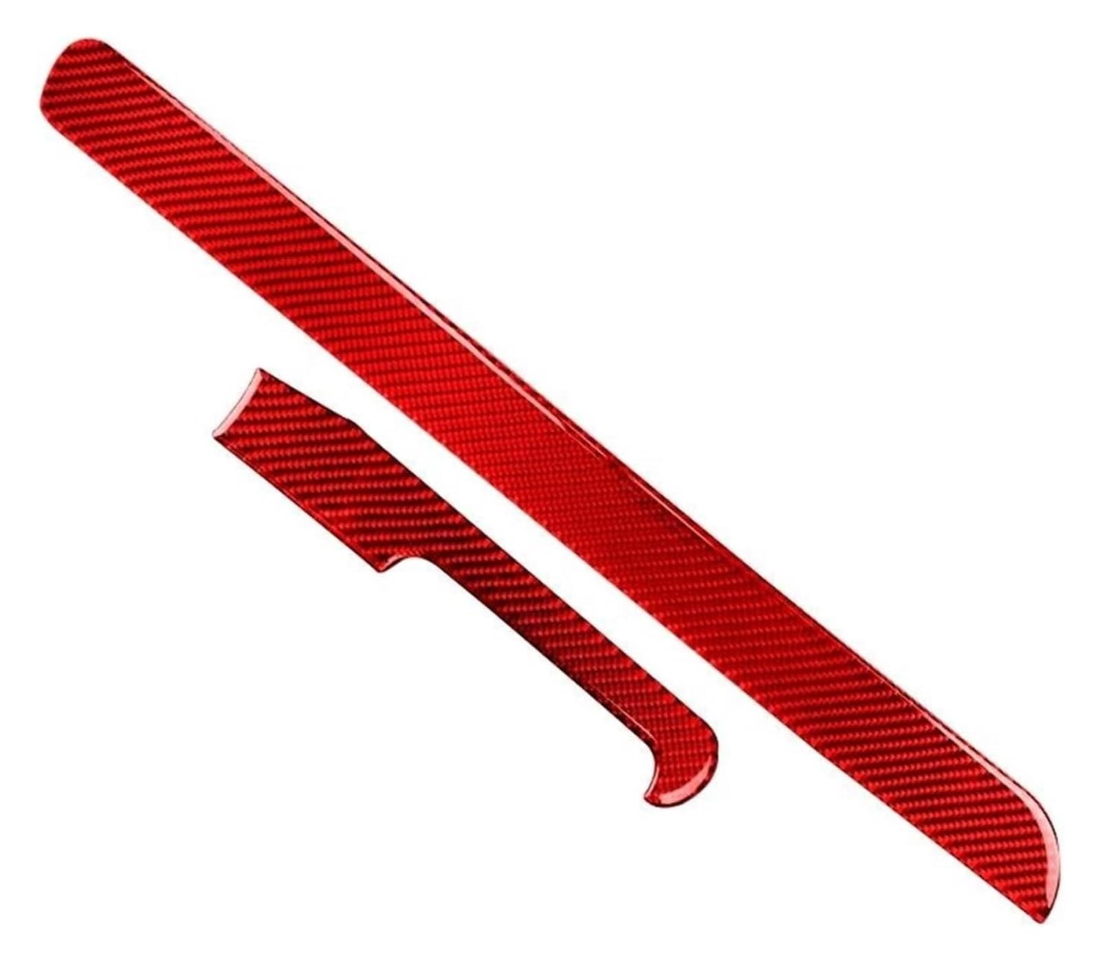 Zentrale Steuerung Panel Abdeckung Trim Für VW Für G&olf 6 Gti R MK6 2008-2012 Mittelkonsole Armaturenbrett Abdeckung Zieraufkleber(Red Carbon,RHD) von CFUNMNVBVZ