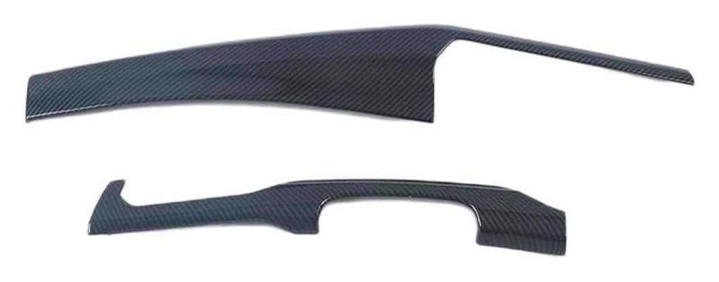 Zentrale Steuerung Panel Abdeckung Trim Für VW Für G&olf 8 Mk8 2021 2022 Auto Dashboard Instrument Schützen Panel Dekorative Abdeckung(Carbon fiber texture) von CFUNMNVBVZ