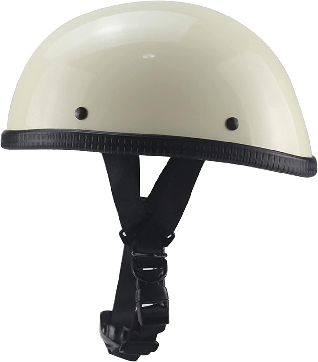 Retro-Halbhelm im Deutschen Stil mit ECE-Zulassung für Männer und Frauen, Halbschalen-Motorradhelme mit ECE-Zulassung, kleiner Beanie-Cap-Halbhelm mit Totenkopfkappe, cooler offener Retro-Halbhelm im Deutschen Stil mit ECE-Zulassung für Männer und Frauen, Halbschalen-Motorradhelme mit ECE-Zulassung, kleiner Beanie-Cap-Halbhelm mit Totenkopfkappe, cooler offener von CFZWJ