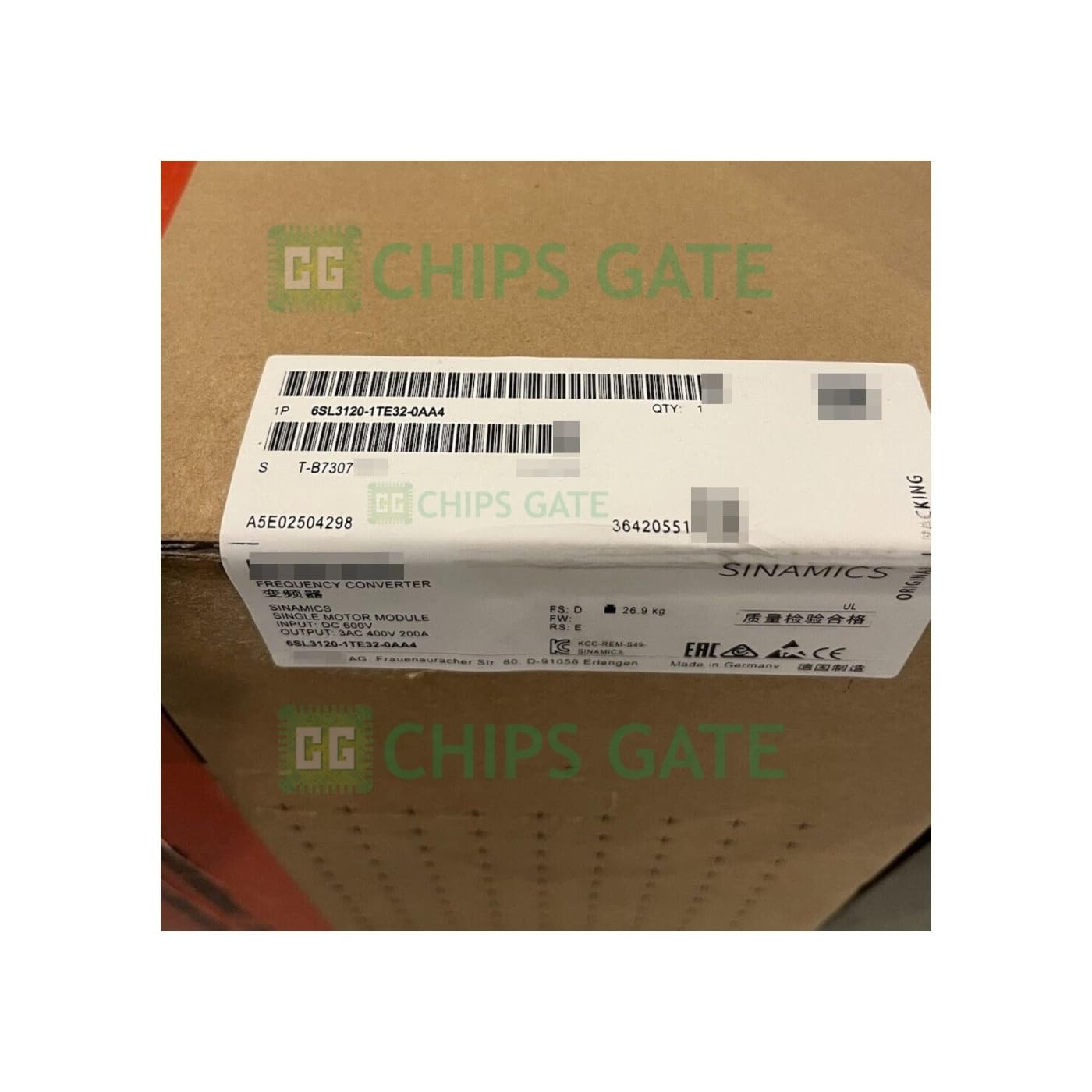New in Sealed Box 6SL3120-1TE32-0AA4 PLC Module 6SL31201TE320AA4 New in Sealed Box 6SL3120-1TE32-0AA4 PLC Module 6SL31201TE320AA4 von CG CHIPS GATE