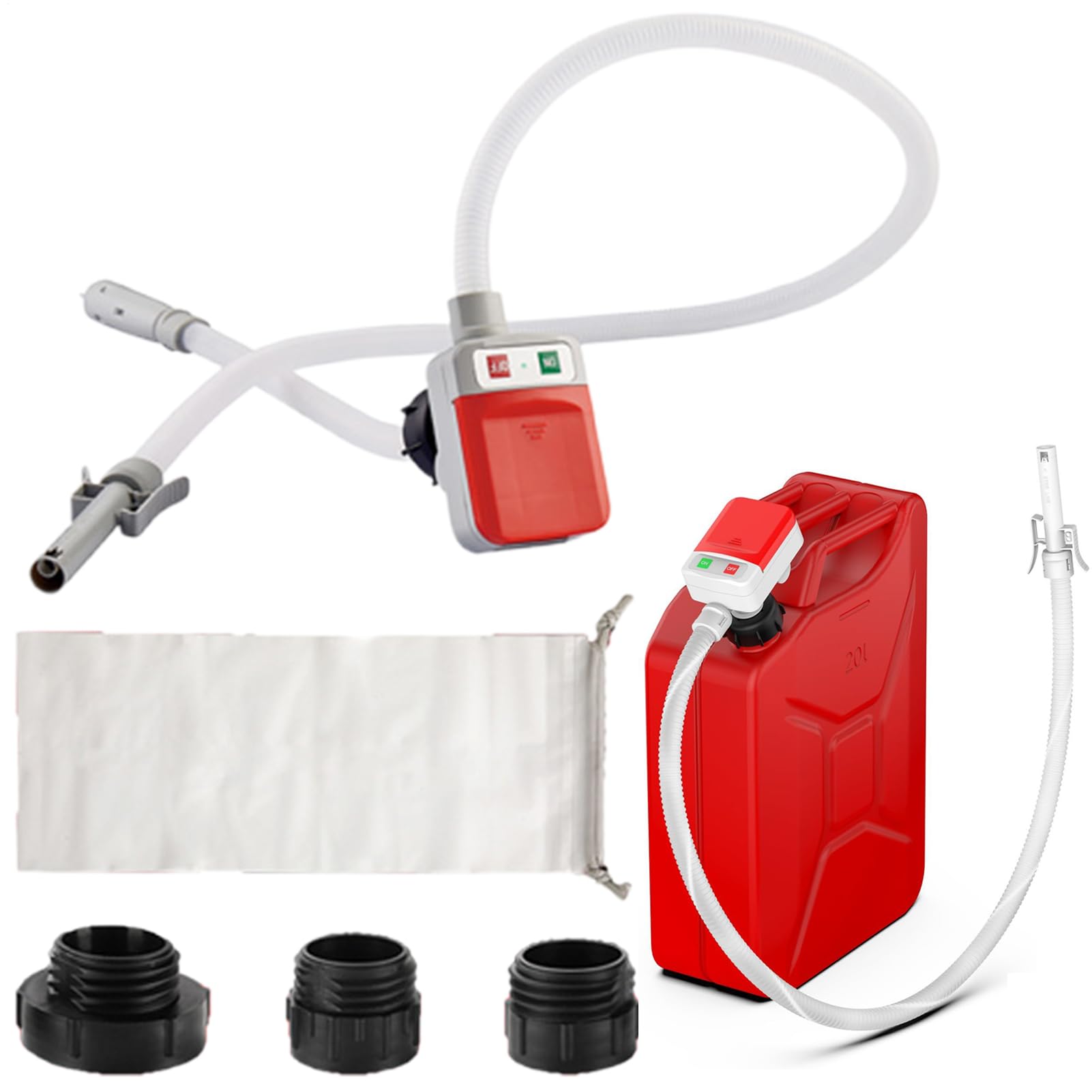 CGACCSD Getriebeöl-Transferpumpe | Motorrad-Flüssigkeitspumpe Set | Batteriebetriebenes Fördergerät Mit Auto-Stopp Sensor & Extralangem Schlauch Für Auto- Und Lkw-Motoren CGACCSD Getriebeöl-Transferpumpe | Motorrad-Flüssigkeitspumpe Set | Batteriebetriebenes Fördergerät Mit Auto-Stopp Sensor & Extralangem Schlauch Für Auto- Und Lkw-Motoren von CGACCSD