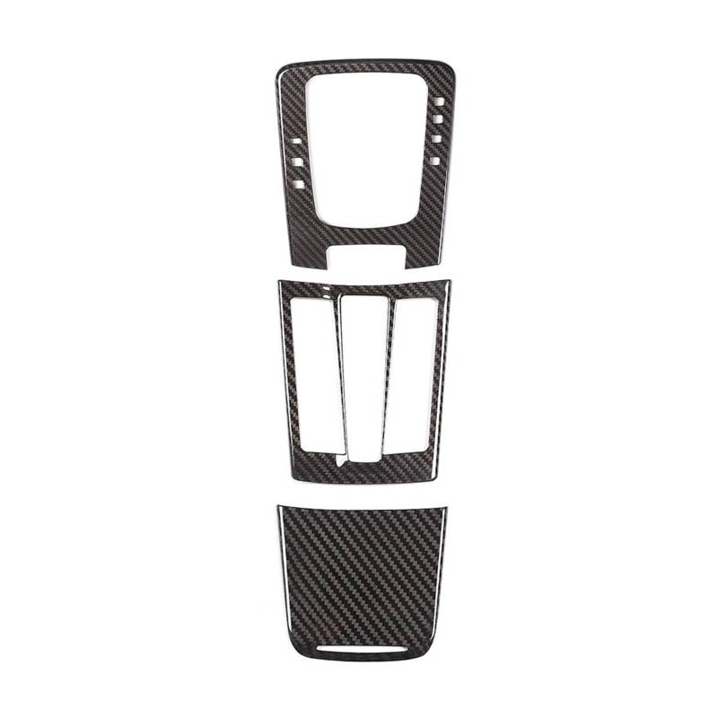 Auto-Innenzubehör Für 911 Für 718 Automobil Zentrale Steuerung Shift Panel Dekoration Rahmen Schutz Innen Zubehör Auto Innenverkleidung Streifen(3 Piece Black Carbon) von CGBWMB