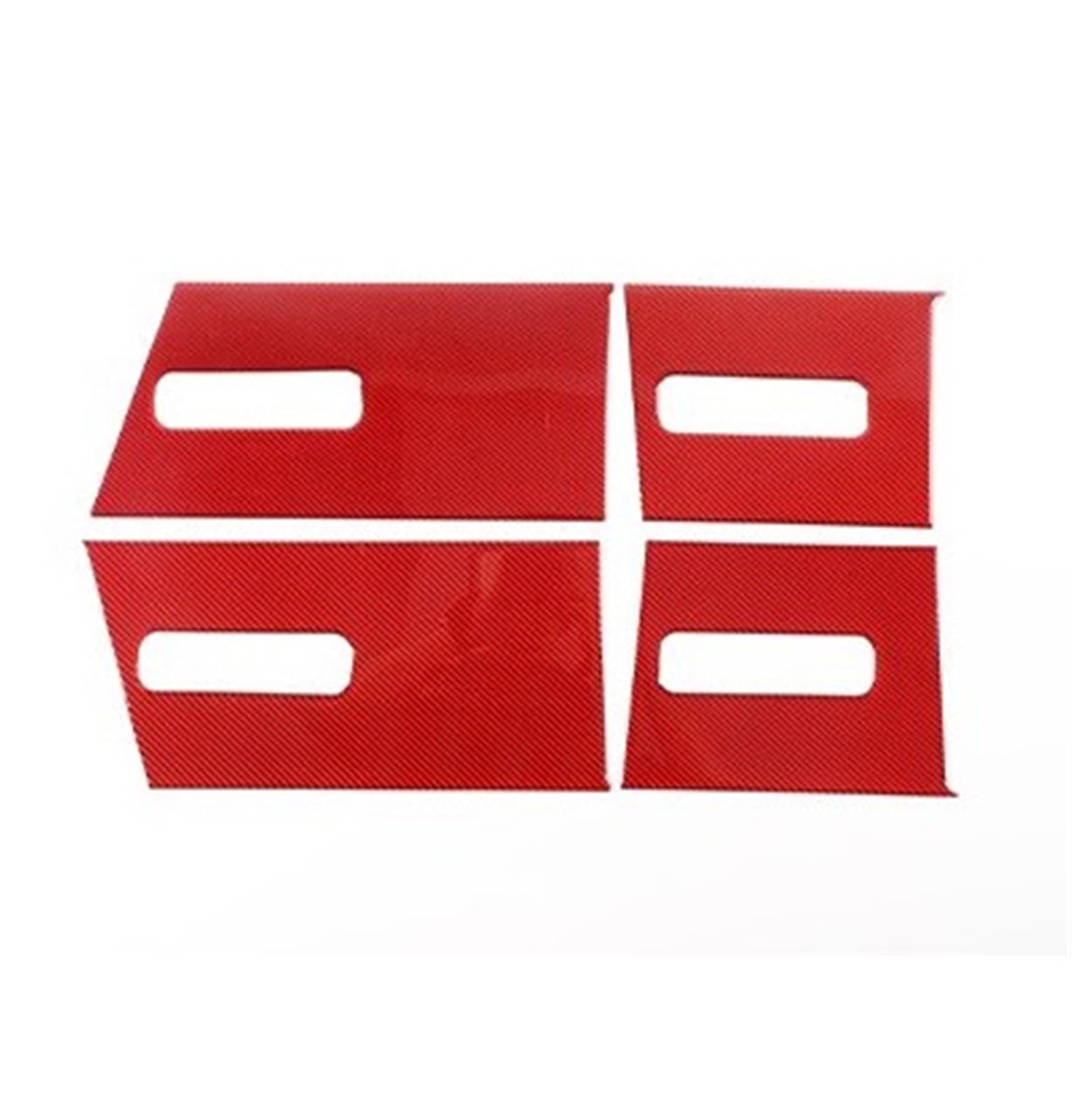 Auto-Innenzubehör Für Hummer H2 2003-2007 Weiche Carbon Fiber Rot Auto Innen Dekoration Abdeckung Aufkleber Trim Auto Innenverkleidung Streifen(Color 1) von CGBWMB