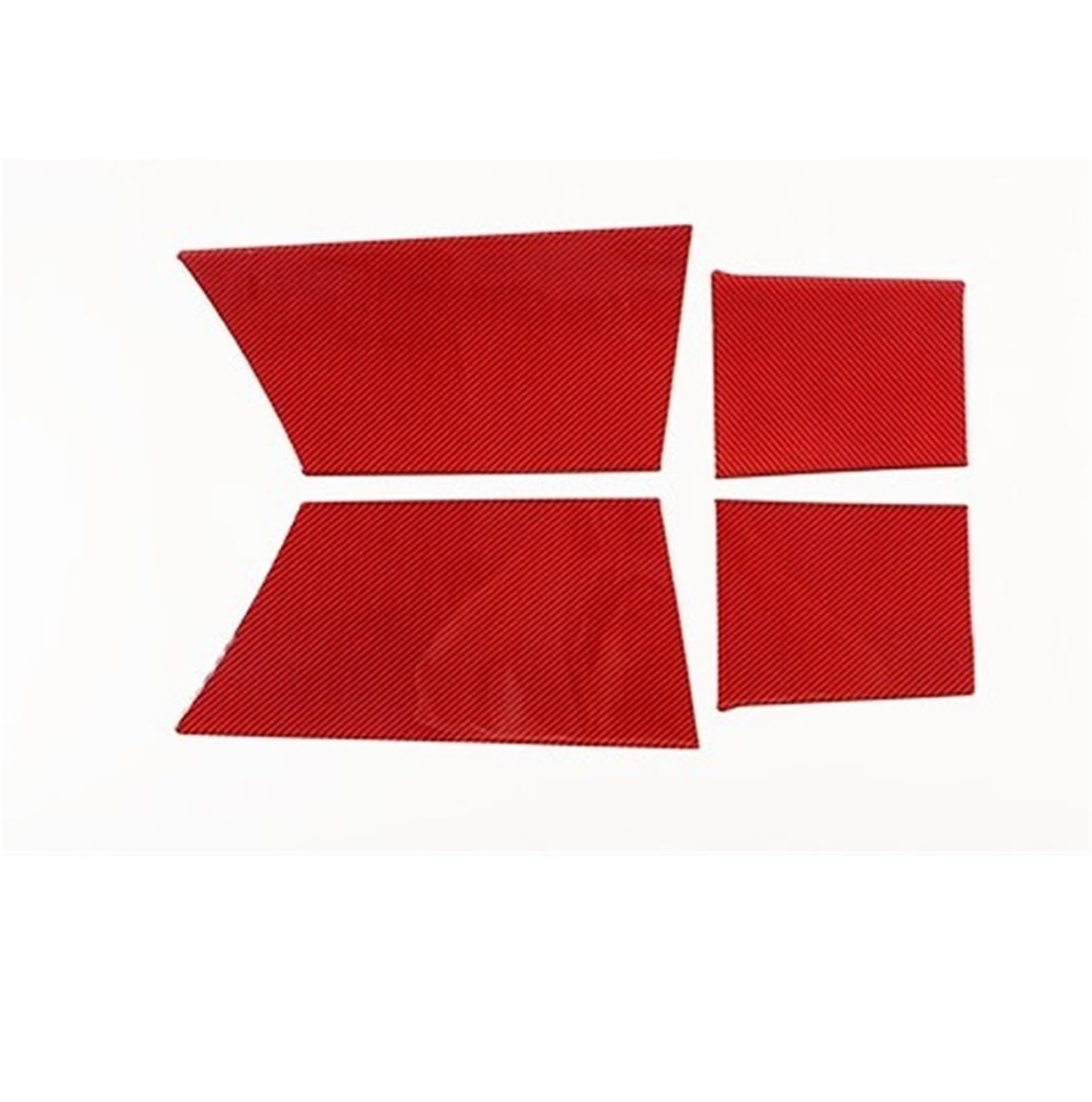 Auto-Innenzubehör Für Hummer H2 2003-2007 Weiche Carbon Fiber Rot Auto Innen Dekoration Abdeckung Aufkleber Trim Auto Innenverkleidung Streifen(Color 21) von CGBWMB