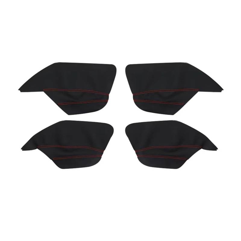 Auto-Innenzubehör Für Mitsubishi Für Outlander 2014 2015 2016 2017 2018 Auto Innen Tür Griff Panel Armlehne Abdeckung Trim Auto Innenverkleidung Streifen(Black-red line) von CGBWMB