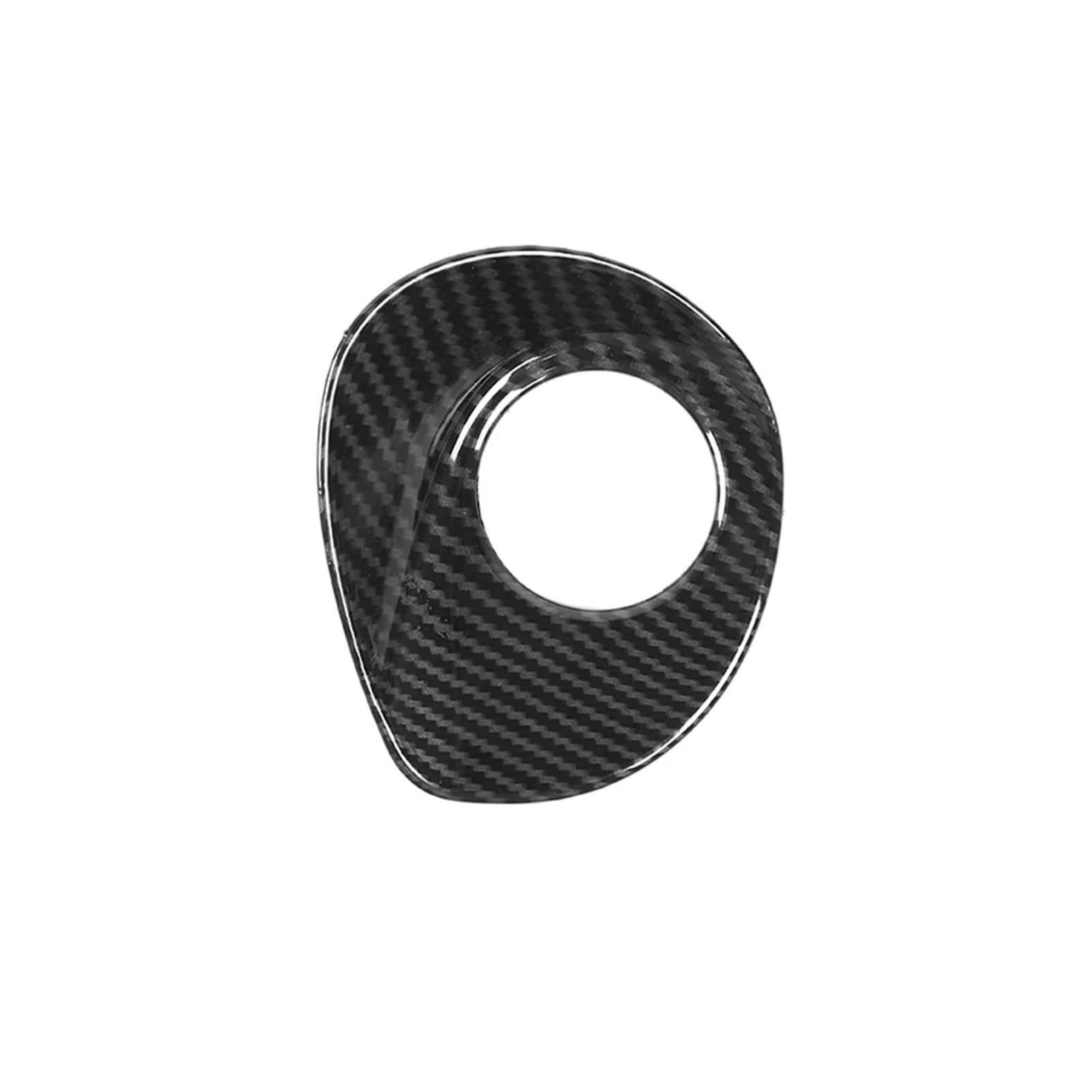 Auto-Innenzubehör Für Suzuki Für Jimny 2019 Up Auto Schlüssel Loch Zündung Schalter Dekoration Aufkleber Abdeckung Trim Auto Innenverkleidung Streifen(Black Carbon Fiber) von CGBWMB