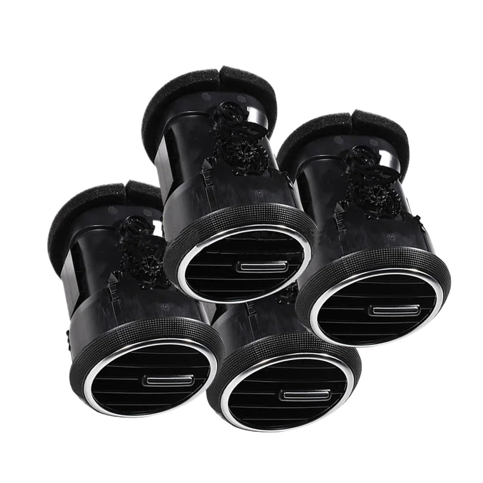 Auto-Lüftungsgitter Für A3 S3 8P 2004-2013 Armaturenbrett Belüftung Klimaanlage AC Heizung Grille Diffusor Mittelpanel 8P0820901 A/B/C/D AC Air Vent Outlet Grille(4 pieces) von CGBWMB