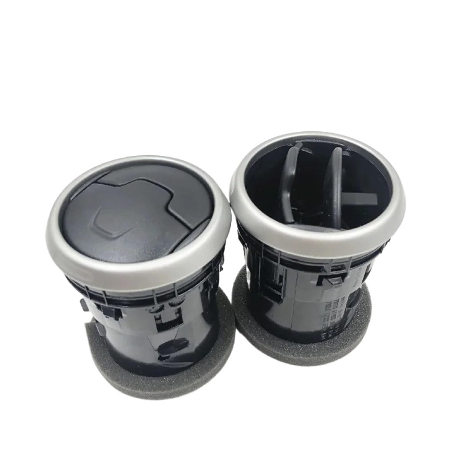 Auto-Lüftungsgitter Für Nissan Für Qashqai J10 2007 2008 2009 2010 2011 2012 2013 Auto Front Dashboard Center Air Vent Klimaanlage Vent Outlet AC Air Vent Outlet Grille(2 piece) von CGBWMB