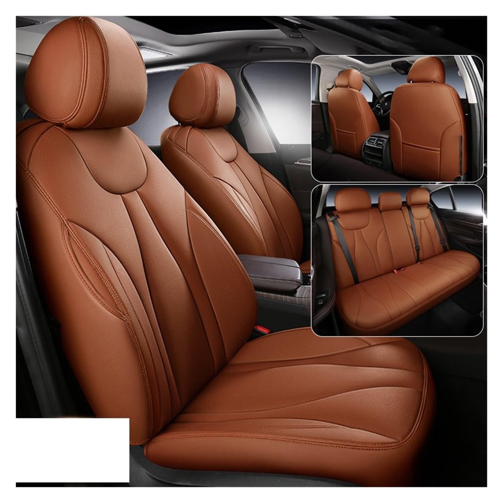 Auto-Sitzbezüge Für Benz W211 W205 W204 W212 Cla Ml W164 W176 Für Gla Für Gle Für CLS Für Glc Für Glb w202 W203 Für GLs Auto Sitz Abdeckung Autositzbezüge(5Pcs-Orange) von CGBWMB