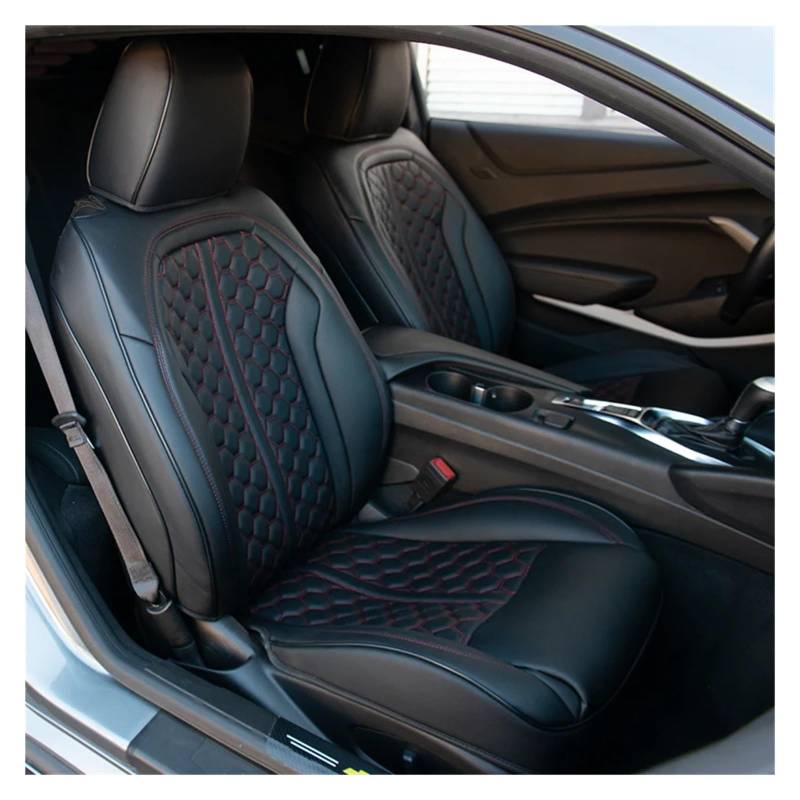 Auto-Sitzbezüge Für Chevrolet Für Camaro Für 2010-2015 5. Für Camaro Für Coupe Und 2016-2024 6. Für Camaro Autositzbezug Komplettset Leder Autositzbezüge(Color10) von CGBWMB