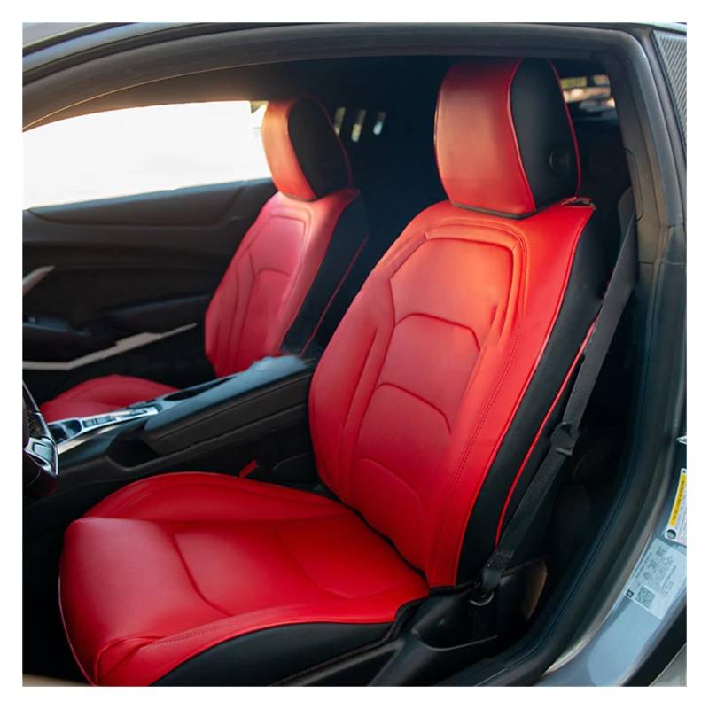 Auto-Sitzbezüge Für Chevrolet Für Camaro Für 2010-2015 5. Für Camaro Für Coupe Und 2016-2024 6. Für Camaro Autositzbezug Komplettset Leder Autositzbezüge(Color13) von CGBWMB