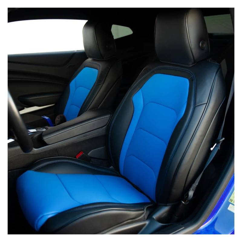 Auto-Sitzbezüge Für Chevrolet Für Camaro Für 2010-2015 5. Für Camaro Für Coupe Und 2016-2024 6. Für Camaro Autositzbezug Komplettset Leder Autositzbezüge(Color15) von CGBWMB