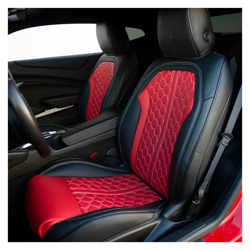 Auto-Sitzbezüge Für Chevrolet Für Camaro Für 2010-2015 5. Für Camaro Für Coupe Und 2016-2024 6. Für Camaro Autositzbezug Komplettset Leder Autositzbezüge(Color16) von CGBWMB