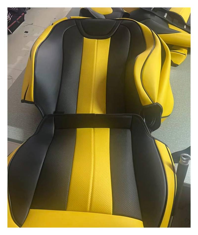 Auto-Sitzbezüge Für Chevrolet Für Camaro Für 2010-2015 5. Für Camaro Für Coupe Und 2016-2024 6. Für Camaro Autositzbezug Komplettset Leder Autositzbezüge(Color18) von CGBWMB