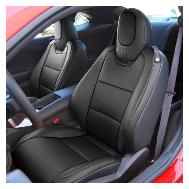 Auto-Sitzbezüge Für Chevrolet Für Camaro Für 2010-2015 5. Für Camaro Für Coupe Und 2016-2024 6. Für Camaro Autositzbezug Komplettset Leder Autositzbezüge(Color2) von CGBWMB