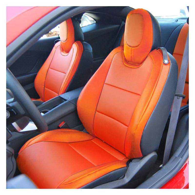 Auto-Sitzbezüge Für Chevrolet Für Camaro Für 2010-2015 5. Für Camaro Für Coupe Und 2016-2024 6. Für Camaro Autositzbezug Komplettset Leder Autositzbezüge(Color4) von CGBWMB