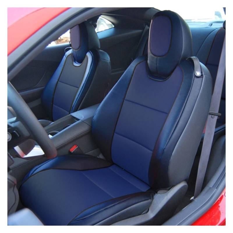 Auto-Sitzbezüge Für Chevrolet Für Camaro Für 2010-2015 5. Für Camaro Für Coupe Und 2016-2024 6. Für Camaro Autositzbezug Komplettset Leder Autositzbezüge(Color6) von CGBWMB