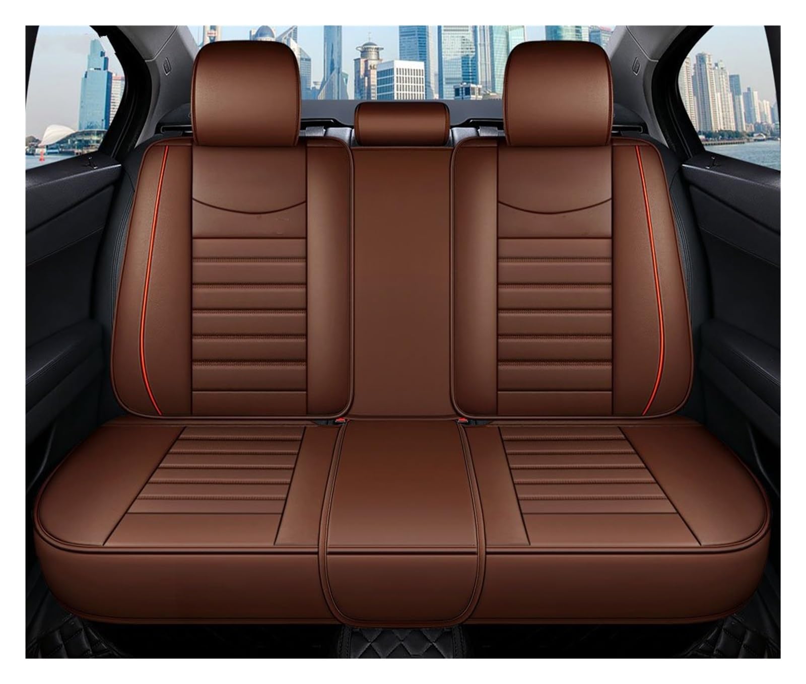 Auto-Sitzbezüge Für Lexus CT200h RX350 GS300 IS250 ES LS NX GS GX LX Universal Leder Autositzbezüge Autositzbezüge(Rear Seats B) von CGBWMB