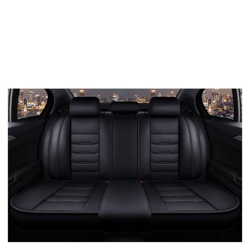 Auto-Sitzbezüge Für Peugeot 206 307SW 308 407 408 508sw 208 2008 3008 4008 5008 Alle Automodelle Universeller Autositzbezug Autositzbezüge(Black Back Row) von CGBWMB