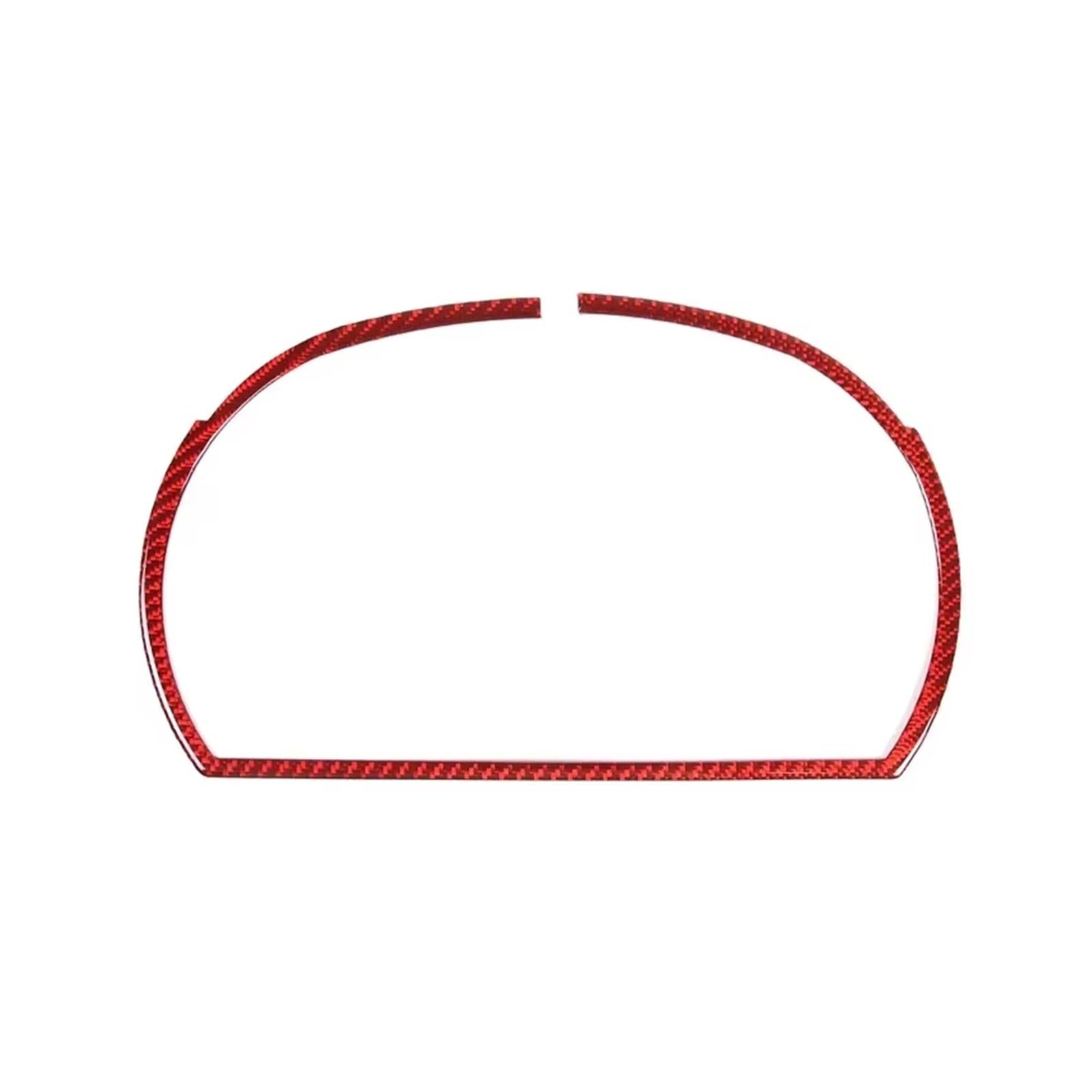 CGBWMB Auto-Innenzubehör Für 3er E90 2005-2012 Auto Armaturenbrett Dekorativer Rahmen Aufkleber Innenausstattung Auto Innenverkleidung Streifen(Red) von CGBWMB