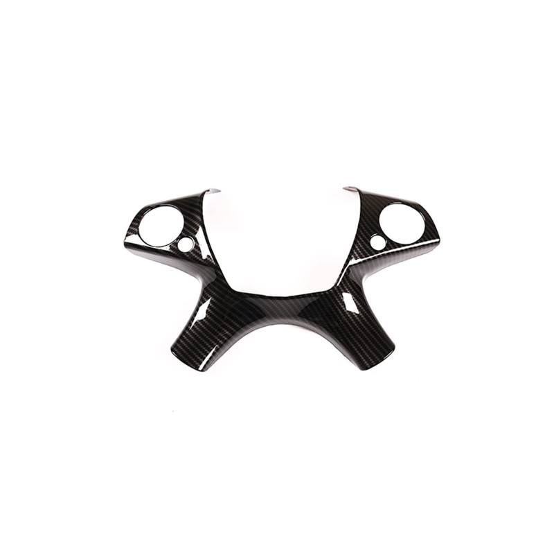 CGBWMB Auto-Innenzubehör Für Benz C-Klasse W204 2007-2010 Lenkrad Dekoration Rahmen Aufkleber Autozubehör Auto Innenverkleidung Streifen(Carbon Fiber) von CGBWMB