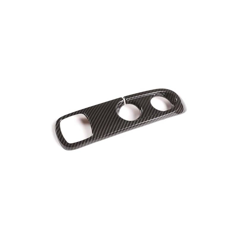 CGBWMB Auto-Innenzubehör Für Benz Für Smart 451 Für Fortwo 2009-2015 Schaltknauf Panel Rahmenabdeckung Verkleidung Autoinnenausstattung Auto Innenverkleidung Streifen(Carbon Fiber) von CGBWMB