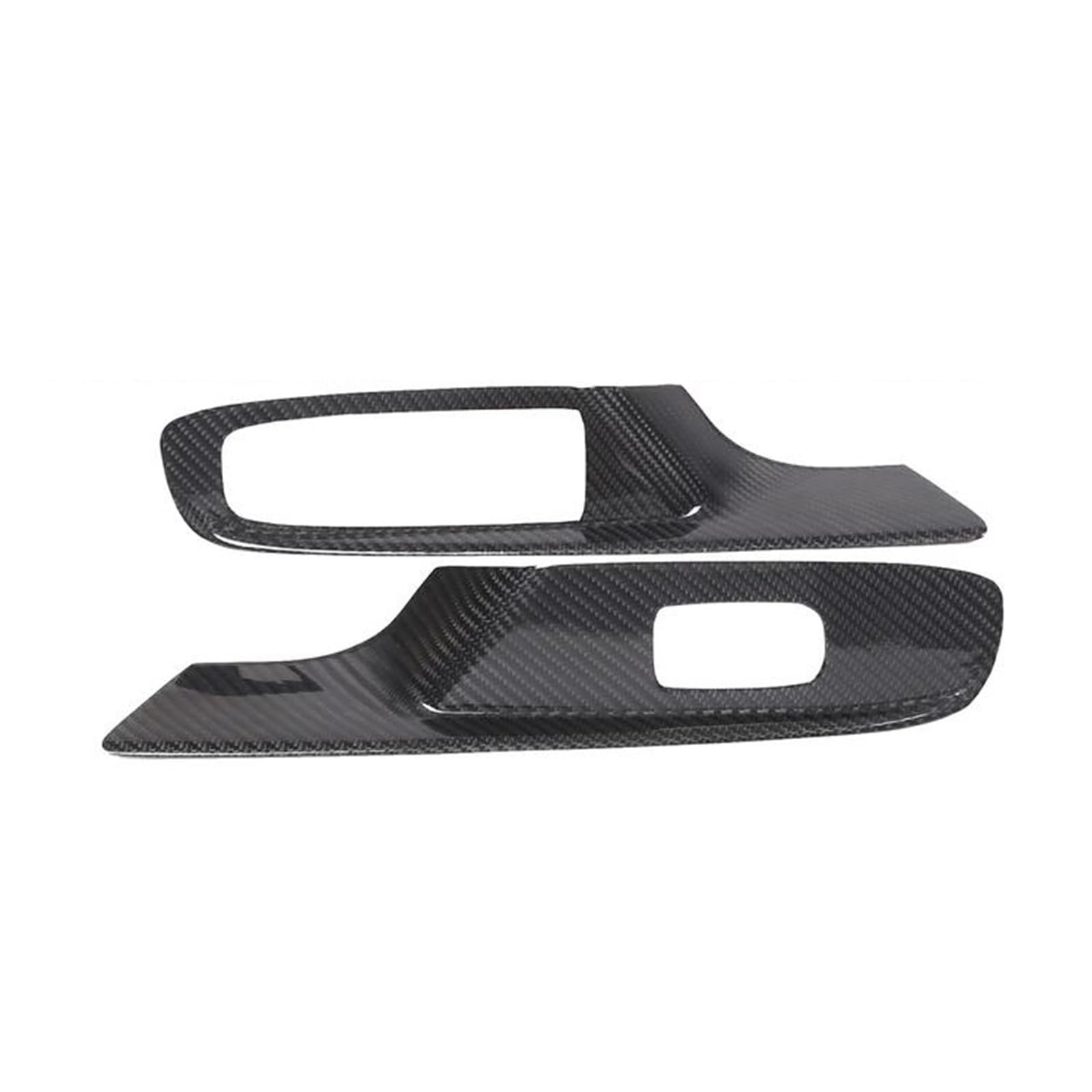 CGBWMB Auto-Innenzubehör Für Chevrolet Für Corvette C8 2020-2023 Auto Fenster Glas Lift Schalter Panel Rahmen Abdeckung Trim Aufkleber Auto Innenverkleidung Streifen(B Black) von CGBWMB