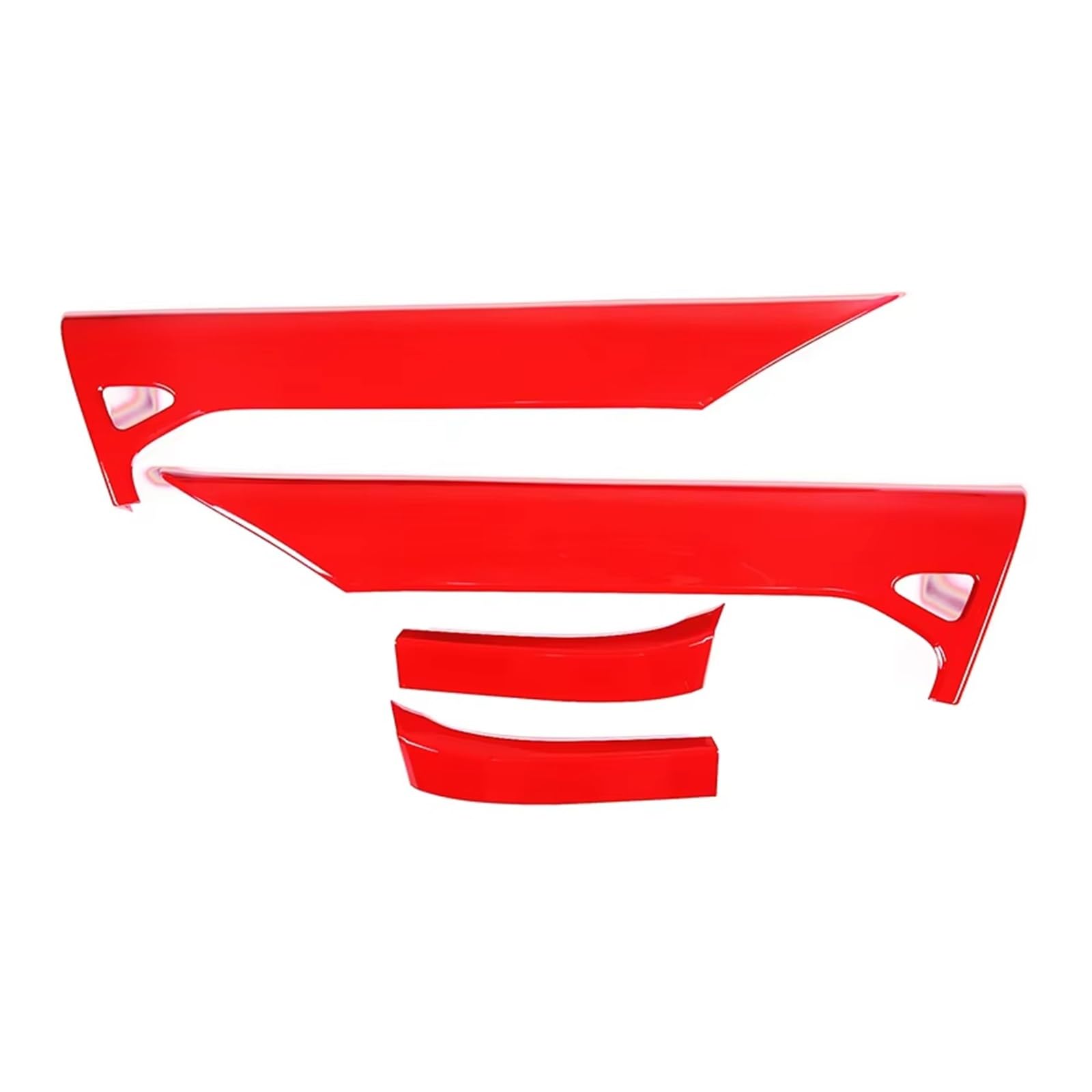 CGBWMB Auto-Innenzubehör Für Chevrolet Für Corvette C8 Für Stingray Z51 Z06 2020-2023 Innenverkleidung Türverkleidung Verkleidungsabdeckung Auto Innenverkleidung Streifen(Red) von CGBWMB