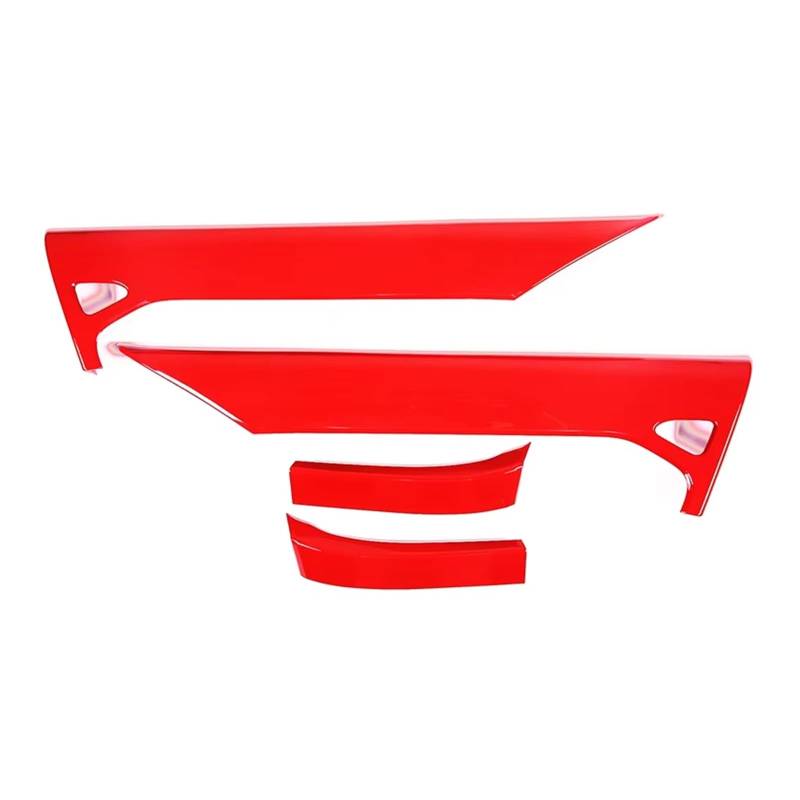 CGBWMB Auto-Innenzubehör Für Chevrolet Für Corvette C8 Für Stingray Z51 Z06 2020-2023 Innenverkleidung Türverkleidung Verkleidungsabdeckung Auto Innenverkleidung Streifen(Red) von CGBWMB