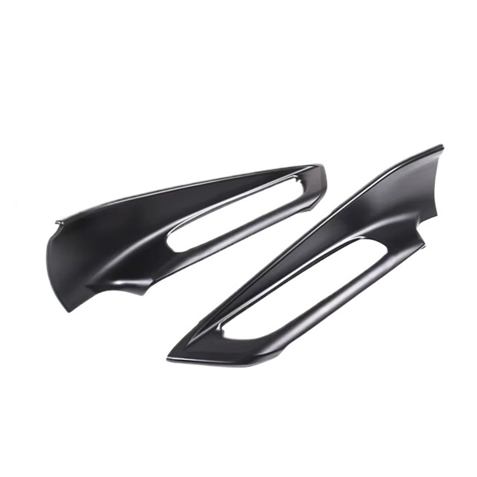 CGBWMB Auto-Innenzubehör Für Chevrolet Für Corvette C8 Z06 Z51 2020-2023 Autoglas-Lift-Knopf Dekorativer Rahmenaufkleber Autozubehör Auto Innenverkleidung Streifen(Matte Black) von CGBWMB