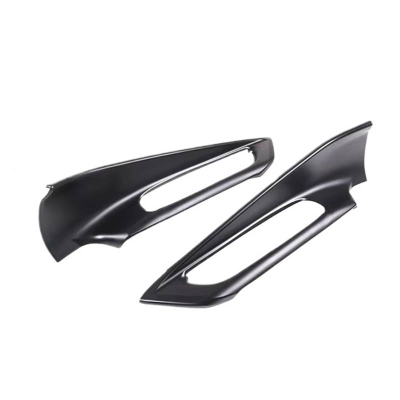 CGBWMB Auto-Innenzubehör Für Chevrolet Für Corvette C8 Z06 Z51 2020-2023 Autoglas-Lift-Knopf Dekorativer Rahmenaufkleber Autozubehör Auto Innenverkleidung Streifen(Matte Black) von CGBWMB