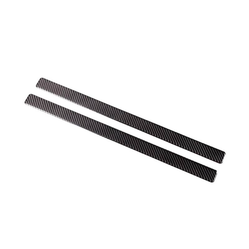 CGBWMB Auto-Innenzubehör Für FIAT Für 500 2011-2019 Auto Eingebaute Türschwelle Willkommen Pedal Streifen Panel Trim Aufkleber Schutz Auto Innenverkleidung Streifen(Schwarz) von CGBWMB