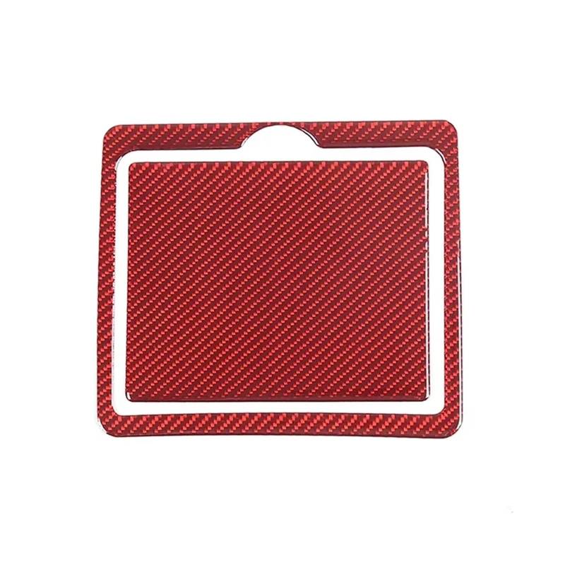 CGBWMB Auto-Innenzubehör Für Infiniti G25 G35 G37 2007-2013 Auto Hinten Reihe Versteckte Schalter Panel Aufkleber Dekoration Auto Zubehör Auto Innenverkleidung Streifen(Red) von CGBWMB