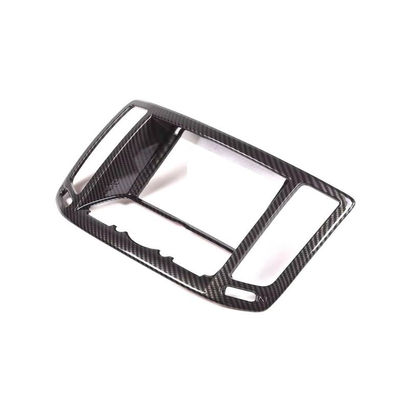 CGBWMB Auto-Innenzubehör Für Infiniti G25 G37 2007-2013 Mittelkonsole Luftauslass Navigation Dekorativer Rahmen Aufkleber Autozubehör Auto Innenverkleidung Streifen(Carbon Fiber) von CGBWMB
