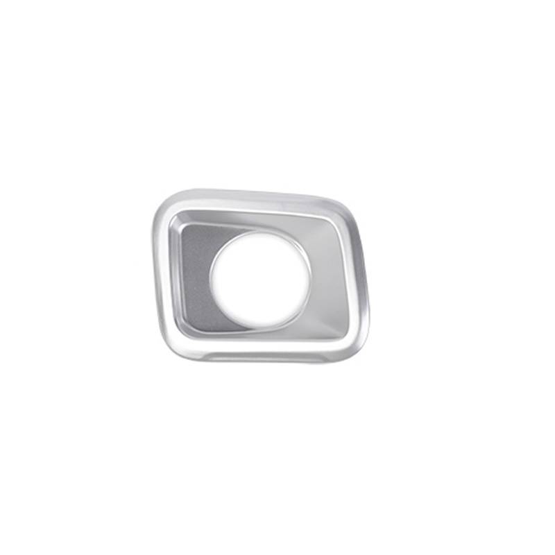 CGBWMB Auto-Innenzubehör Für Jeep Für Wrangler JL Für Gladiator JT 2024 Up Auto Start Stop Taste Knopf Schalter Panel Abdeckung Aufkleber Auto Innenverkleidung Streifen(Silber) von CGBWMB