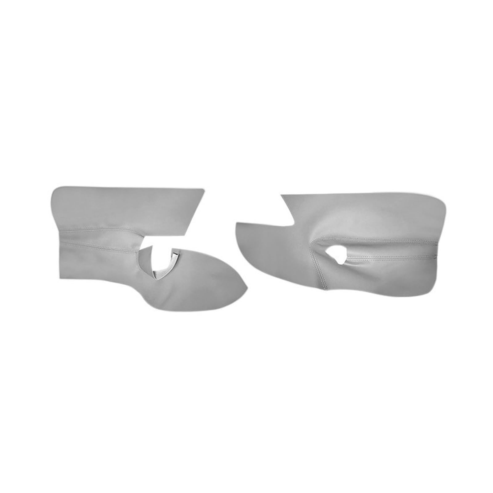CGBWMB Auto-Innenzubehör Für VW Für Golf 5 Für Jetta 2005-2009 Autotür Armlehne Panel Abdeckung Aufkleber Trim Linkslenker Tür Panel Abdeckung Auto Innenverkleidung Streifen(Front Gray) von CGBWMB