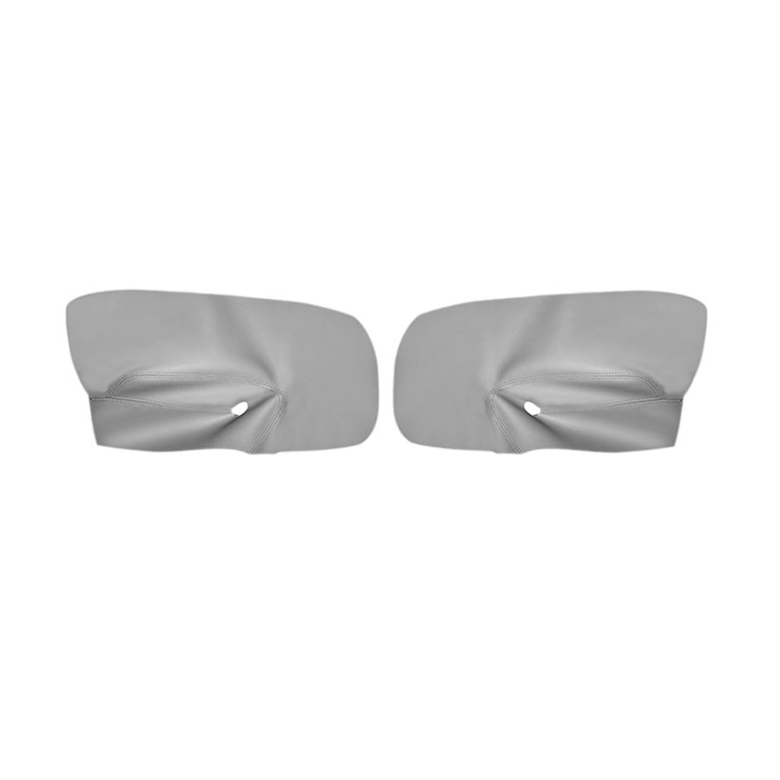 CGBWMB Auto-Innenzubehör Für VW Für Golf 5 Für Jetta 2005-2009 Autotür Armlehne Panel Abdeckung Aufkleber Trim Linkslenker Tür Panel Abdeckung Auto Innenverkleidung Streifen(Rear Gray) von CGBWMB