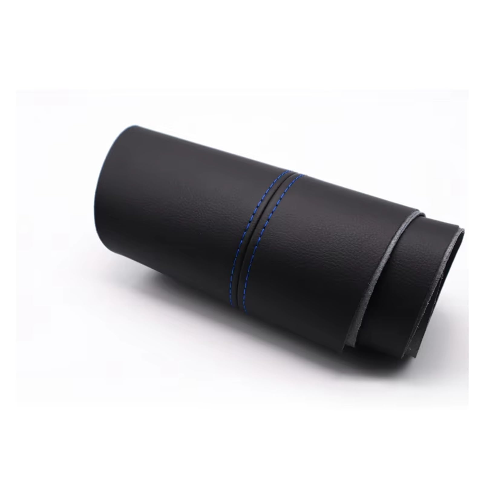 CGBWMB Auto-Innenzubehör Für VW Für Polo 2011 2012 2013 2014 2015 2016 Limousine Türgriff Armlehne Panel Dekorative Abdeckung Auto Innenverkleidung Streifen(Black - Blue line,4Piece) von CGBWMB