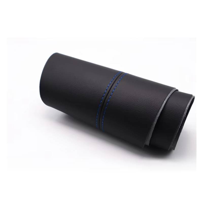 CGBWMB Auto-Innenzubehör Für VW Für Polo 2011 2012 2013 2014 2015 2016 Limousine Türgriff Armlehne Panel Dekorative Abdeckung Auto Innenverkleidung Streifen(Black - Blue line,4Piece) von CGBWMB