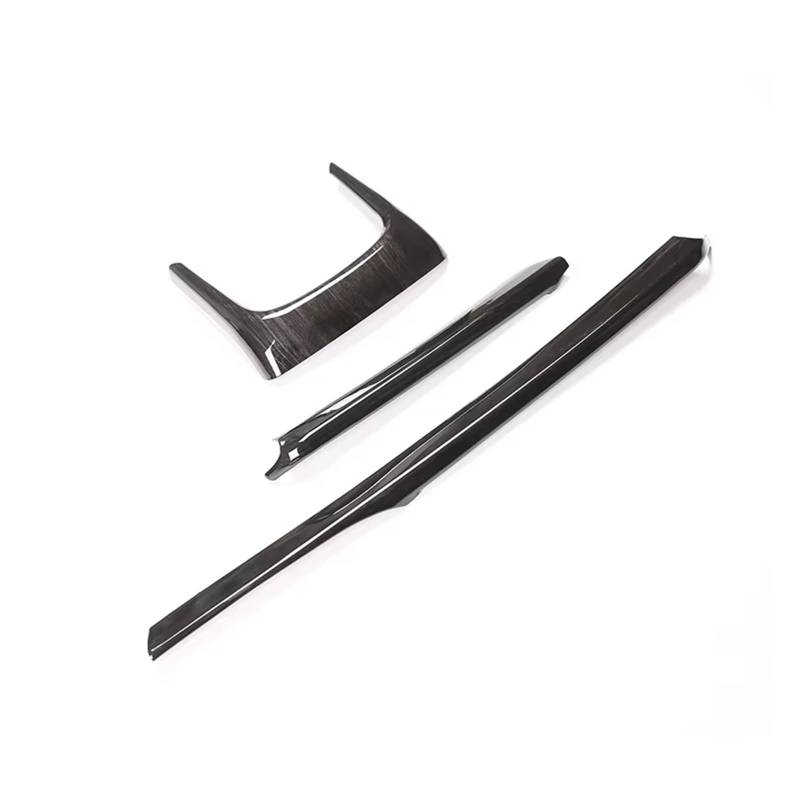 CGBWMB Auto-Innenzubehör Für X1 F48 2016-2019 Auto Armlehne Box Dekoration Streifen Trim Auto Zubehör Auto Innenverkleidung Streifen(Black Wood Grain) von CGBWMB