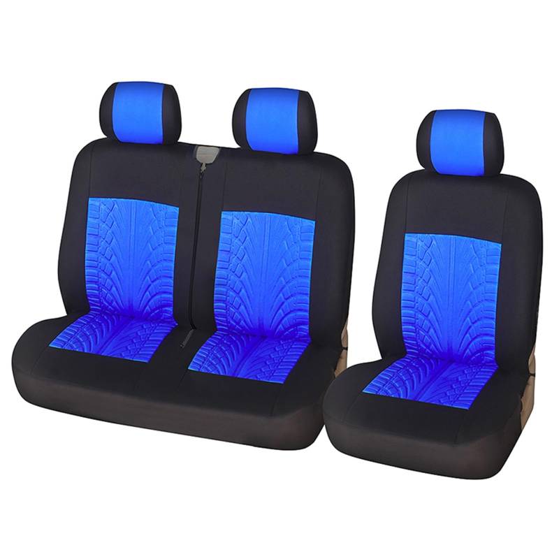 CGBWMB Auto-Sitzbezüge 2+1Autositzbezüge Universal Für Die Meisten Autositzschutzabdeckungen Auto-Innenraum-Autositzbezüge Autositzbezüge(Blue) von CGBWMB