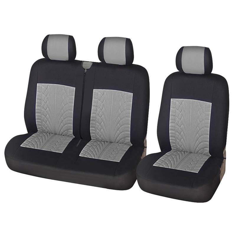 CGBWMB Auto-Sitzbezüge 2+1Autositzbezüge Universal Für Die Meisten Autositzschutzabdeckungen Auto-Innenraum-Autositzbezüge Autositzbezüge(Gray) von CGBWMB