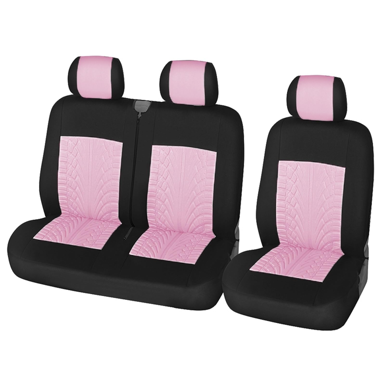 CGBWMB Auto-Sitzbezüge 2+1Autositzbezüge Universal Für Die Meisten Autositzschutzabdeckungen Auto-Innenraum-Autositzbezüge Autositzbezüge(PINK) von CGBWMB