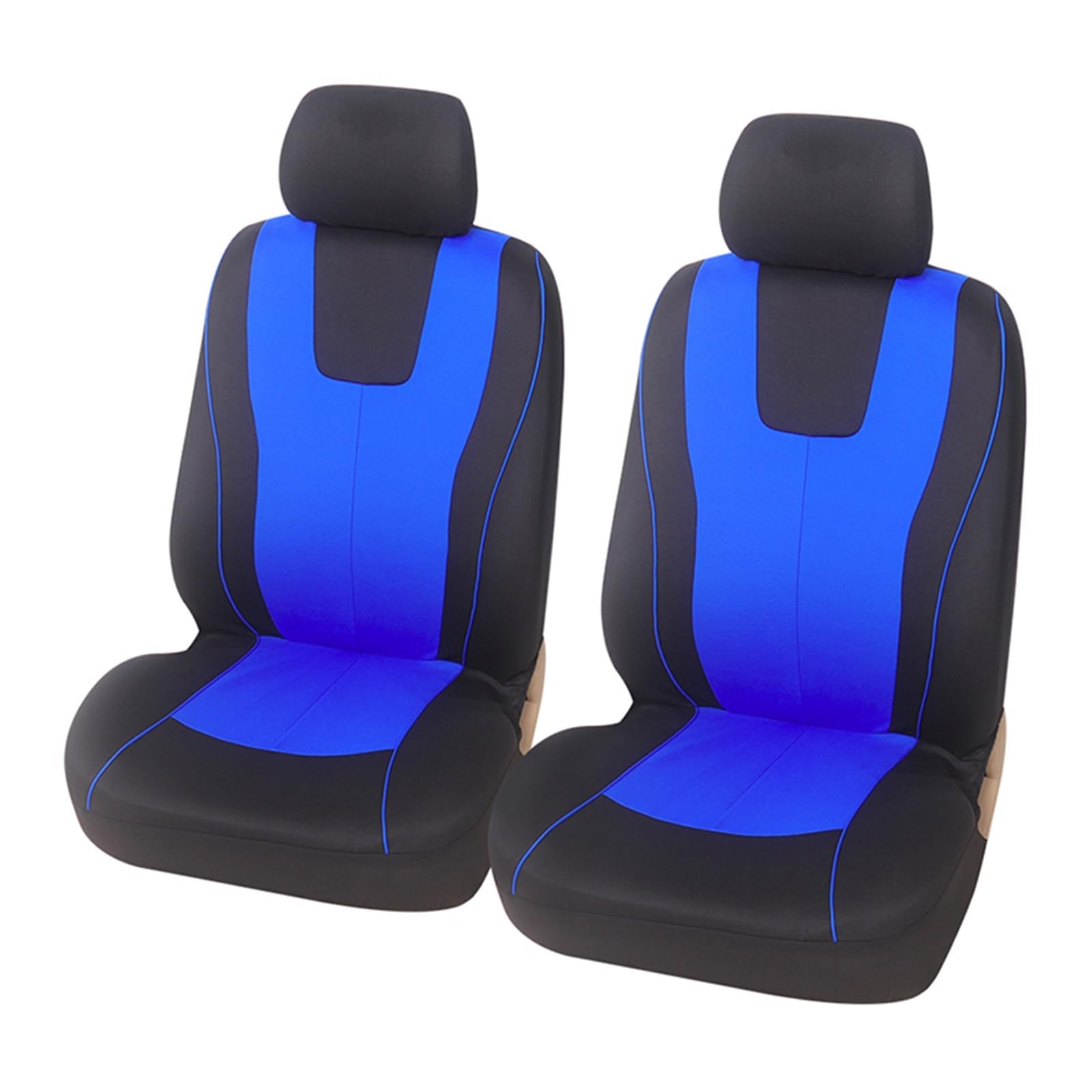 CGBWMB Auto-Sitzbezüge 2 Stück Sitz-Autositzbezüge Passend Für Die Meisten Autos Schutzhülle Universelles Autozubehör Autositzbezüge Autositzbezüge(2pcs Blue) von CGBWMB