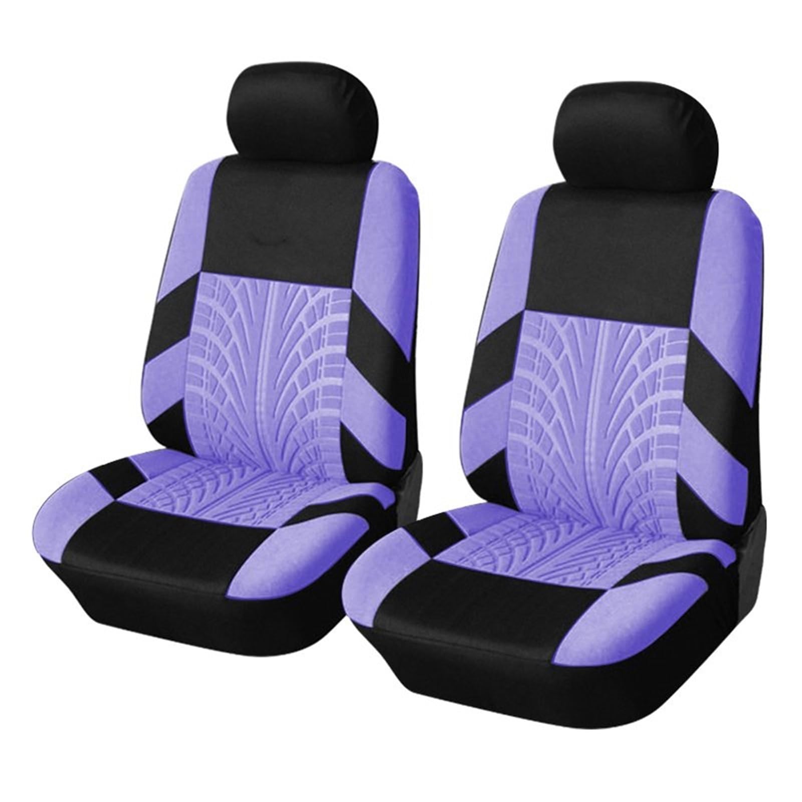 CGBWMB Auto-Sitzbezüge 2 Stück Universal-Autositzbezug aus Polyestergewebe für Schutz der Sitzbezüge Autositzbezüge(Purple 2pcs) von CGBWMB