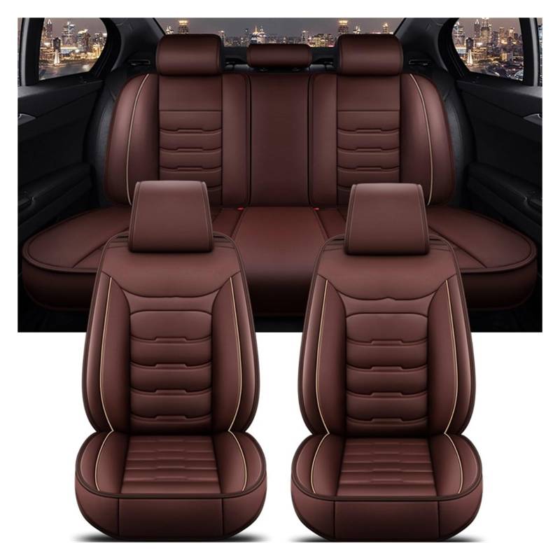 CGBWMB Auto-Sitzbezüge Für 3er E21 E30 E36 E46 E90 E91 E92 Alle Automodelle Universeller Autositzbezug Autositzbezüge(Coffee 5 Seat) von CGBWMB