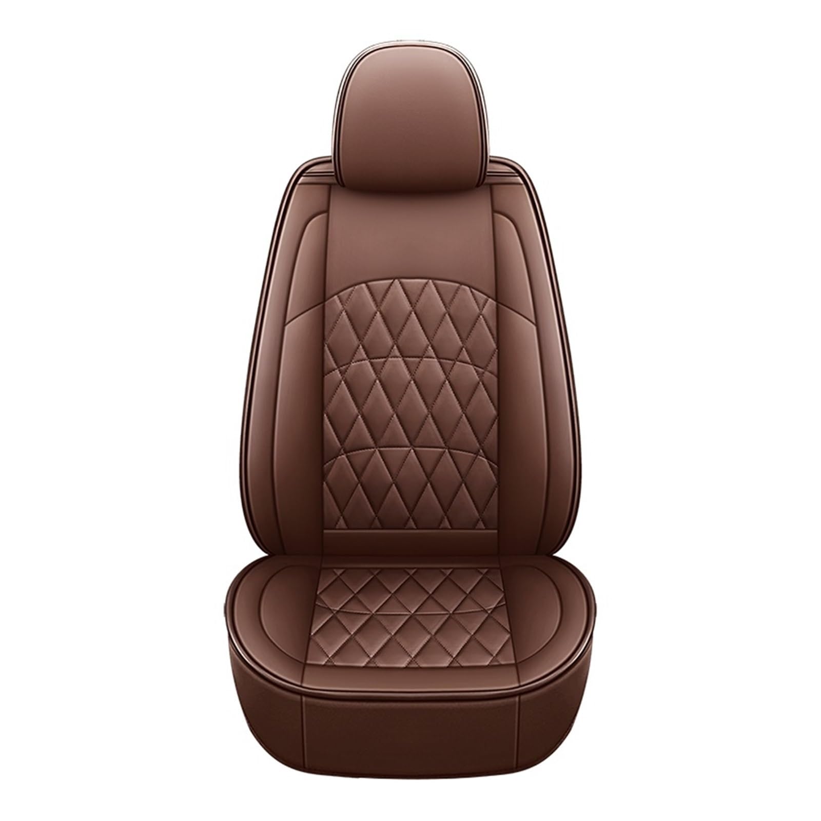 CGBWMB Auto-Sitzbezüge Für A3 Für Sportback A1 A4 A5 A6 A6L A7 A8 A8L Alle Automodelle Pu-Leder Universal Autositzbezug Autositzbezüge(Coffee 1 Seat) von CGBWMB