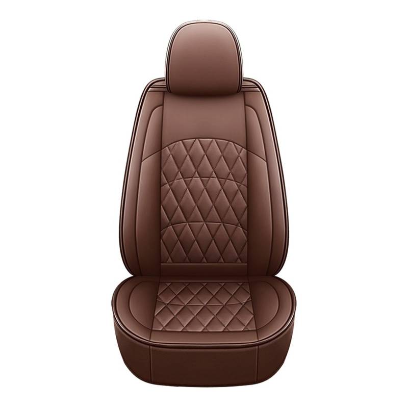 CGBWMB Auto-Sitzbezüge Für A3 Für Sportback A1 A4 A5 A6 A6L A7 A8 A8L Alle Automodelle Pu-Leder Universal Autositzbezug Autositzbezüge(Coffee 1 Seat) von CGBWMB