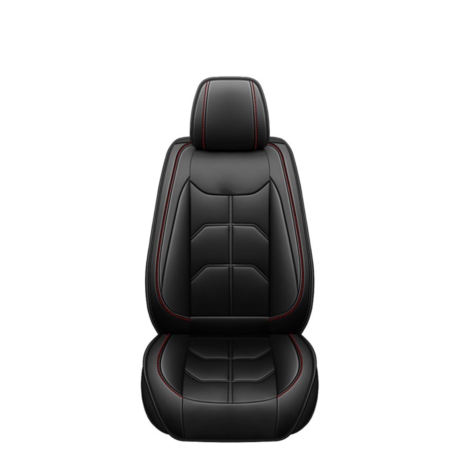CGBWMB Auto-Sitzbezüge Für Chery Für OMODA 5 Für Tiggo 5 Für Tiggo 7 Für Tiggo 8 Plus Alle Automodelle Universal Auto Sitzbezug Autositzbezüge(Black 1 Seat) von CGBWMB