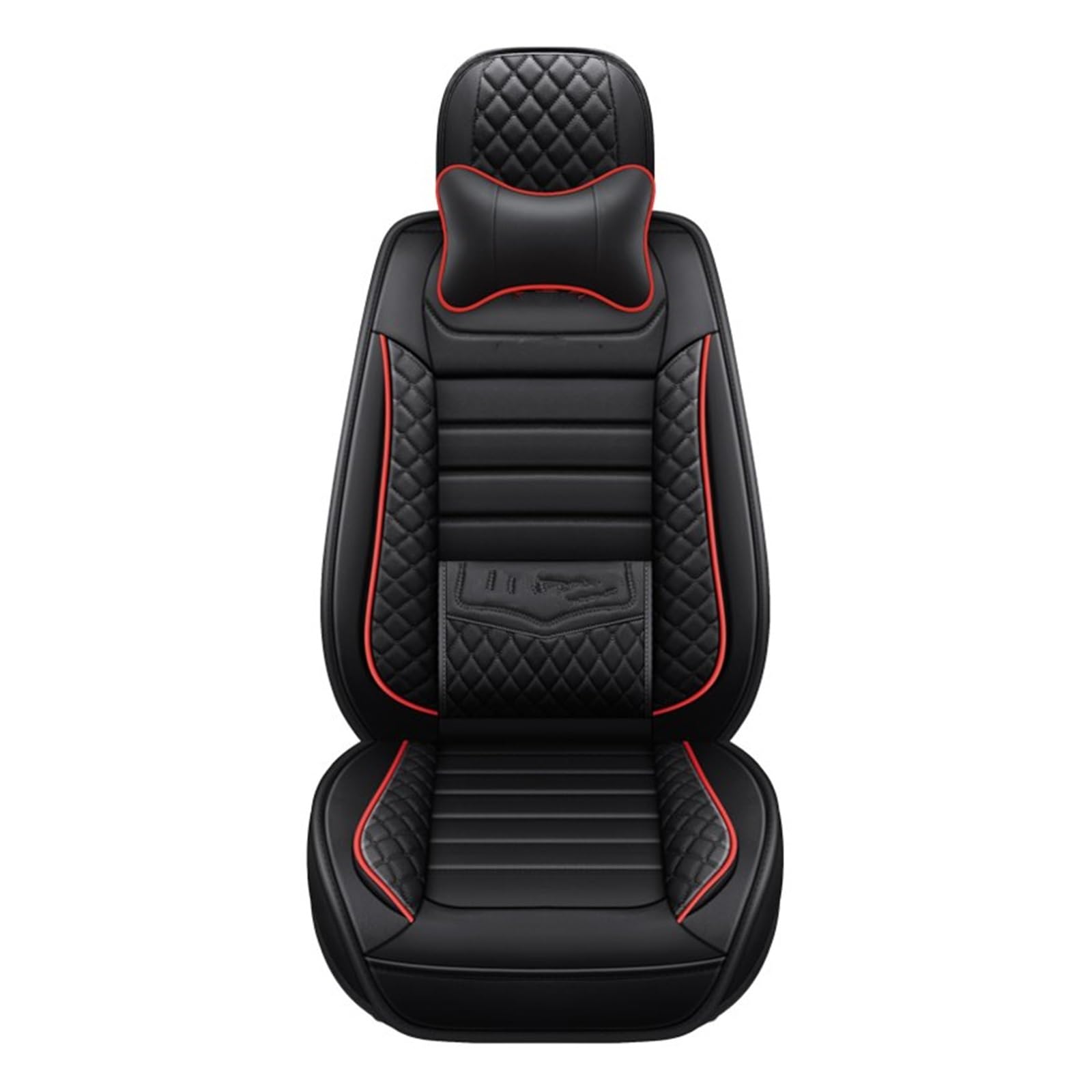 CGBWMB Auto-Sitzbezüge Für Chrysler 200 300C Schwarz Universal Leder Autositzbezüge Zubehör Autositzbezüge(G) von CGBWMB